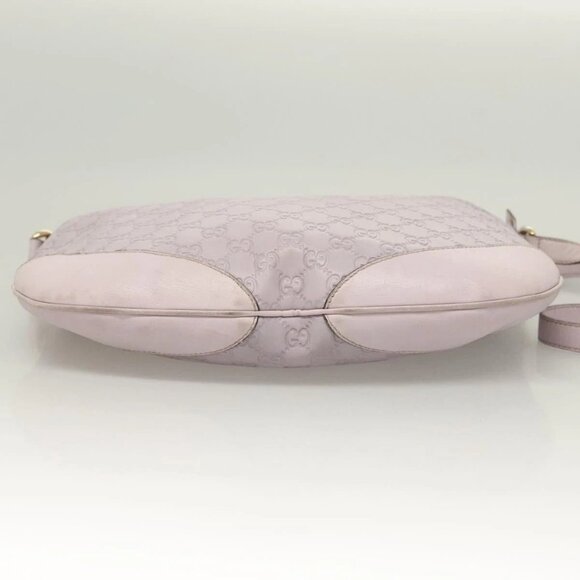 GUCCI GG Canvas Guccissima Bag Leather Outlet Purple Gold 272380 Auth BA2809 - Picture 7 of 16
